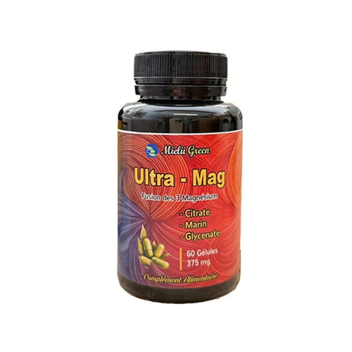 MIELII GREEN ULTRA MAG 60 GELULES 375MG