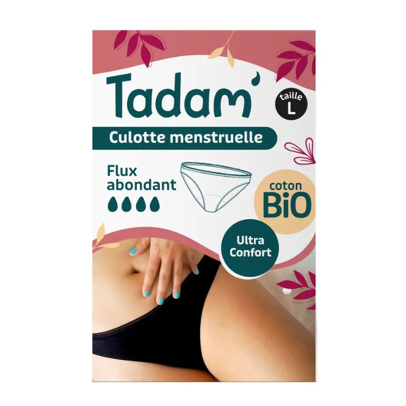 TADAM CULOTTE MENSTRUELLE COTON BIO ULTRA CONFORT