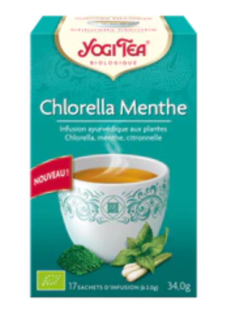 YOGI TEA CHLORELLA MENTHE 17 SACHETS