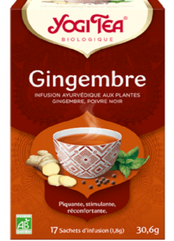 YOGI TEA GINGEMBRE 17 SACHETS