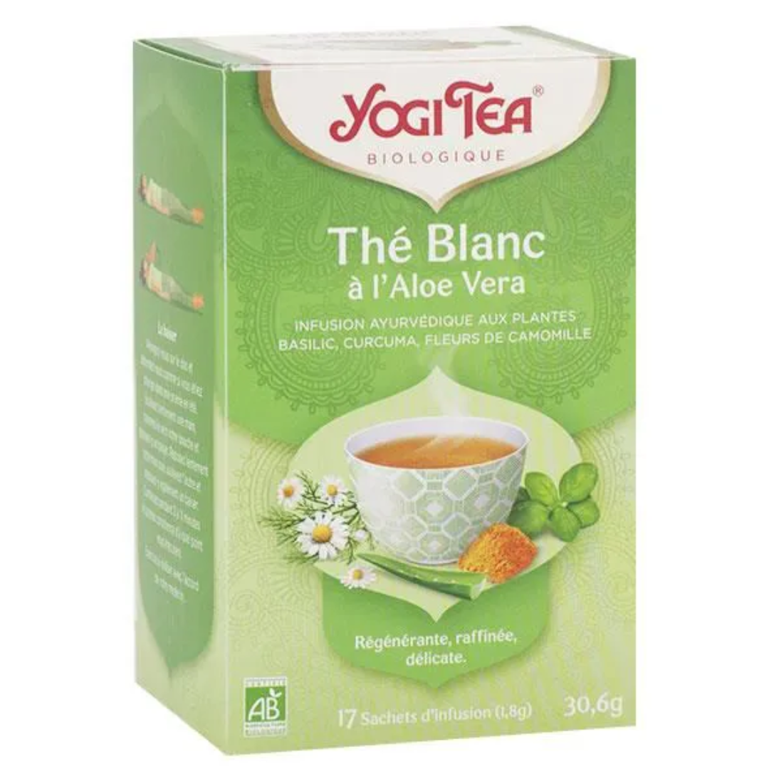 YOGI TEA THE BLANC A L ALOE VERA 17 SACHETS