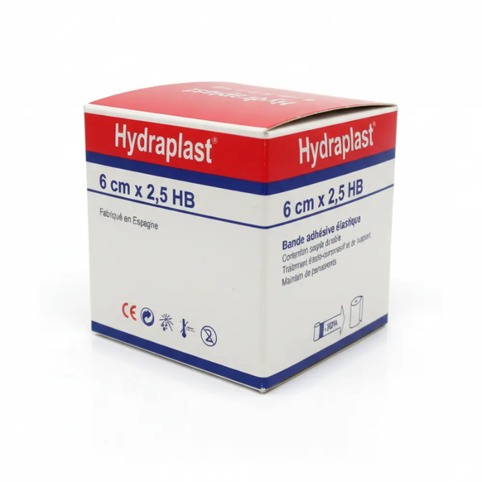 HYDRAPLAST BANDEADHESIVE ELASTIQUE 6CM*2.5 HB