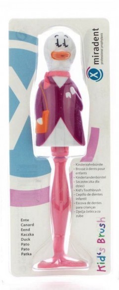 Miradent kid's brush canard (BAD enfant ROSE)