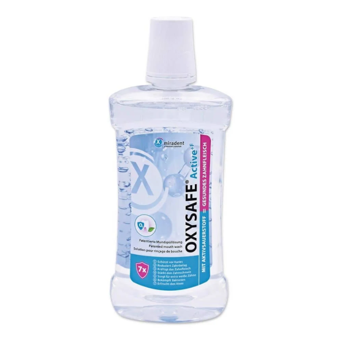 MIRADENT OXYSAFE ACTIVE BAIN DE BOUCHE 500 ML