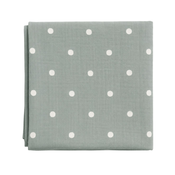 BAMBIDOU MAXI LANGE 100CM*100CM DOUBLE GAZE VERT EAU