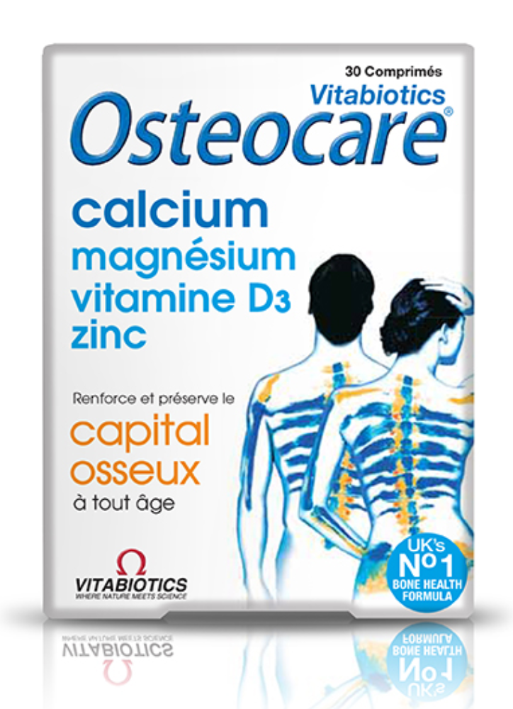 VITABIOTICS OSTEOCARE CALCIUM MAGNESIUM ZINC ET VITAMINE D3- 30 COMPRIMES