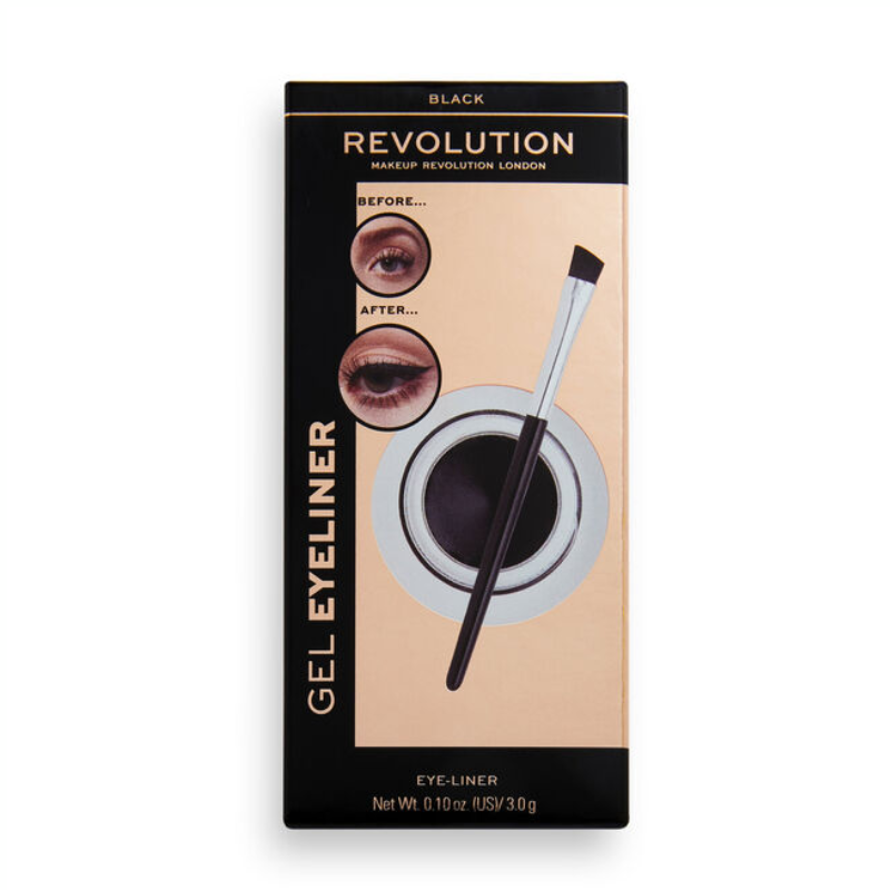 MAKEUP REVOLUTION GEL EYELINER NOIR 3 G