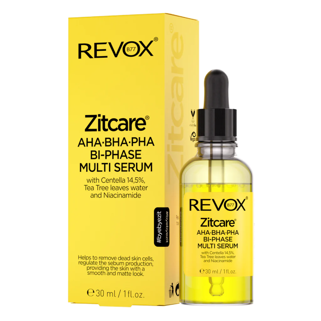 REVOX B77 ZITCARE AHA BHA PHA BIPHASE MULTI SERUM 30 ML