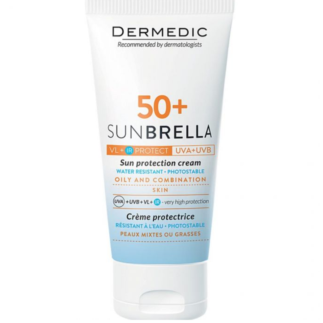 DERMEDIC SUNBRELLA 50+ PEAUX MIXTE A GRASSE 50 ML