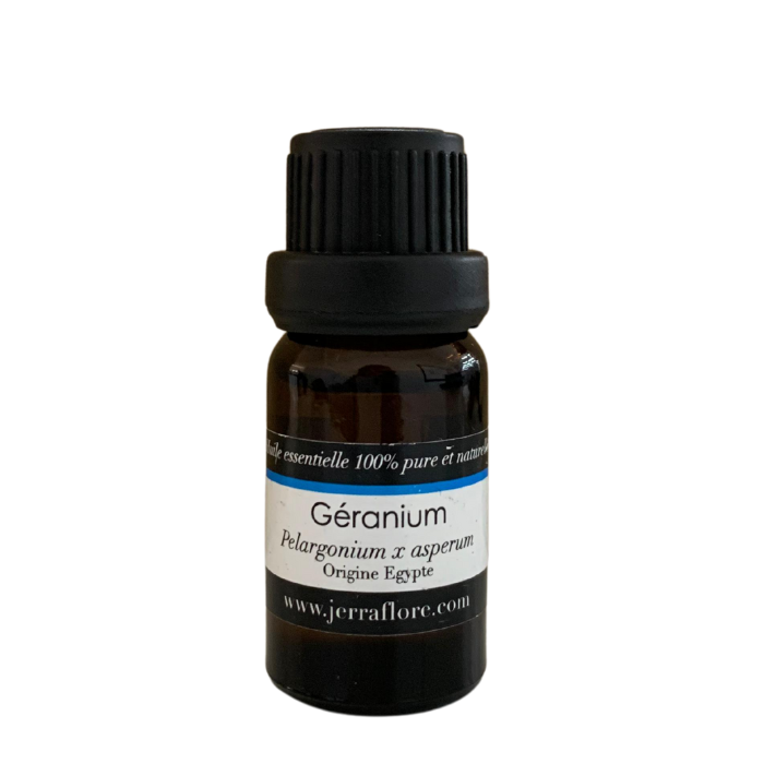 JERRAFLORE HUILE ESSENTIELLE GERANIUM PELARGONIUM X ASPERUM 10 ML
