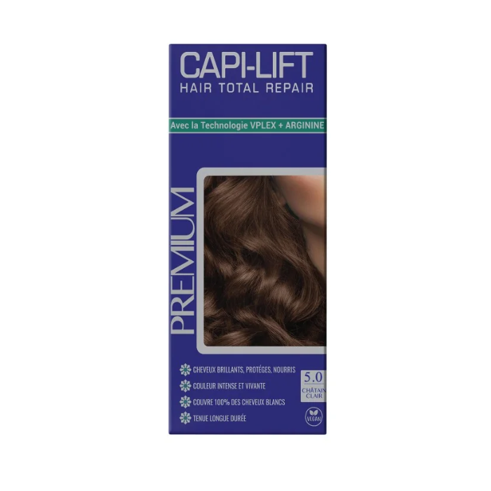 CAPILIFIT PREMIUM COLORATION 5.0 CHATAIN CLAIR