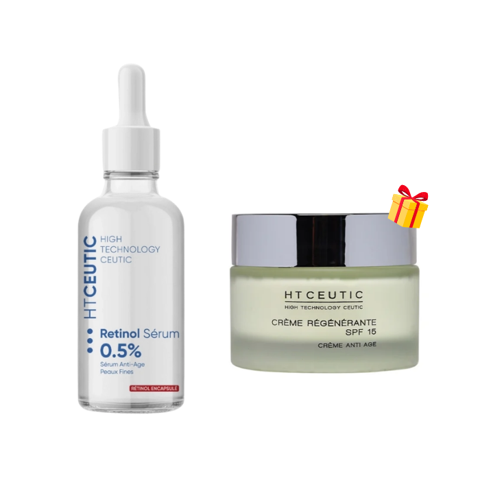 HTCEUTIC OFFRE SERUM RETINOL 0.5 % + CREME REGENERANTE 50ML OFFERT