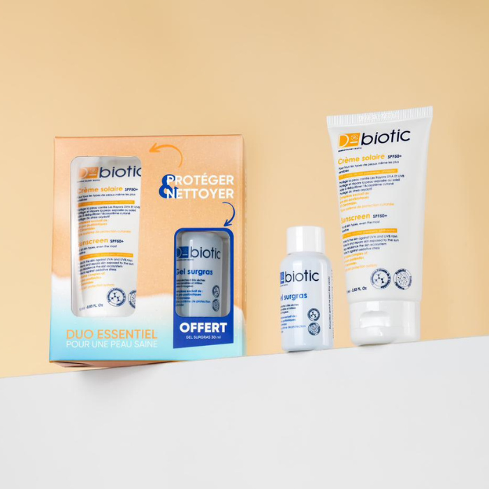 D BIOTIC OFFRE CREME SOLAIRE SPF 50+ 75 ML + GEL SURGRAS 30 ML OFFERT