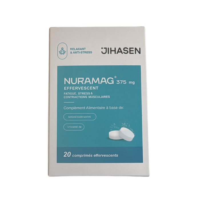 JIHASEN NURAMAG 375 MG 20 COMPRIMES EFFERVESCENTS