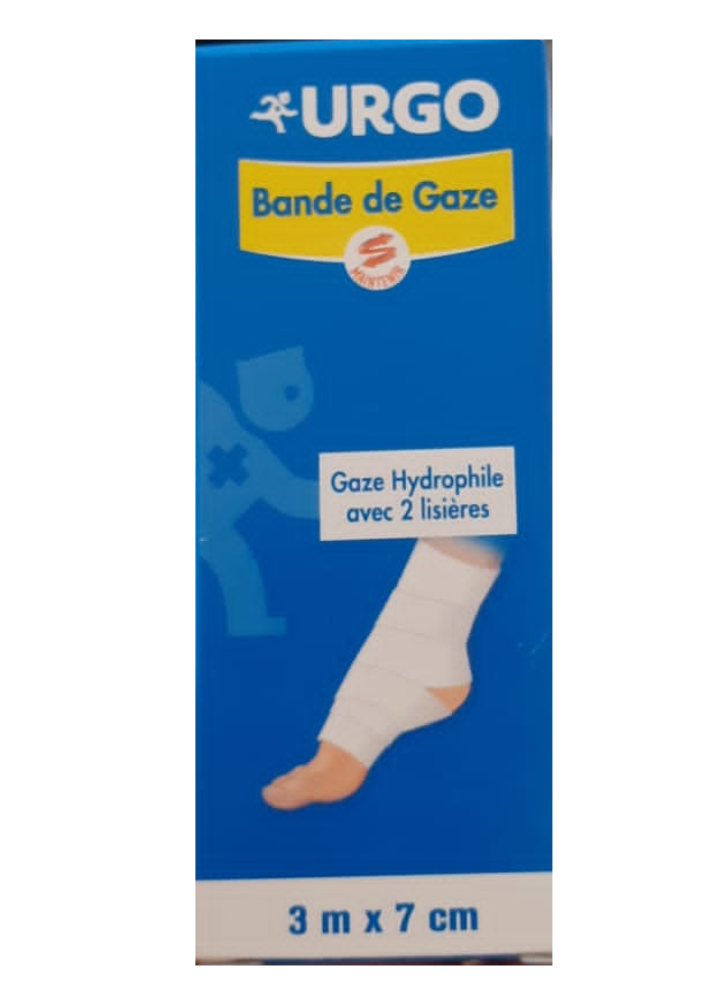URGO bande de gaze 3m*7cm