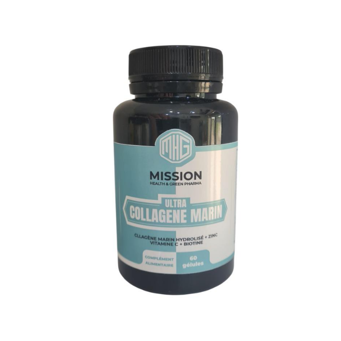 MISSION HEALTH AND GREEN PHARMA ULTRA COLLAGENE MARIN 60 GELULES
