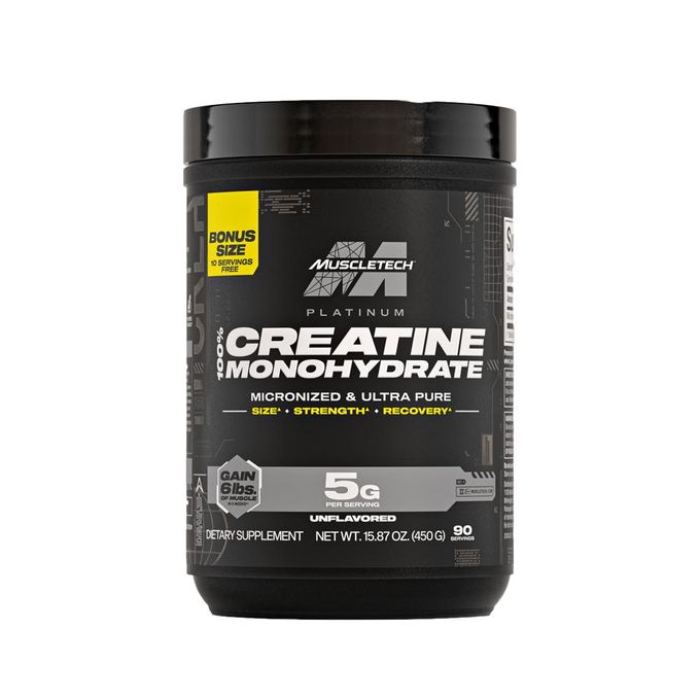MUSCLETECH PLATINUM CREATINE 450 G SANS SAVEUR