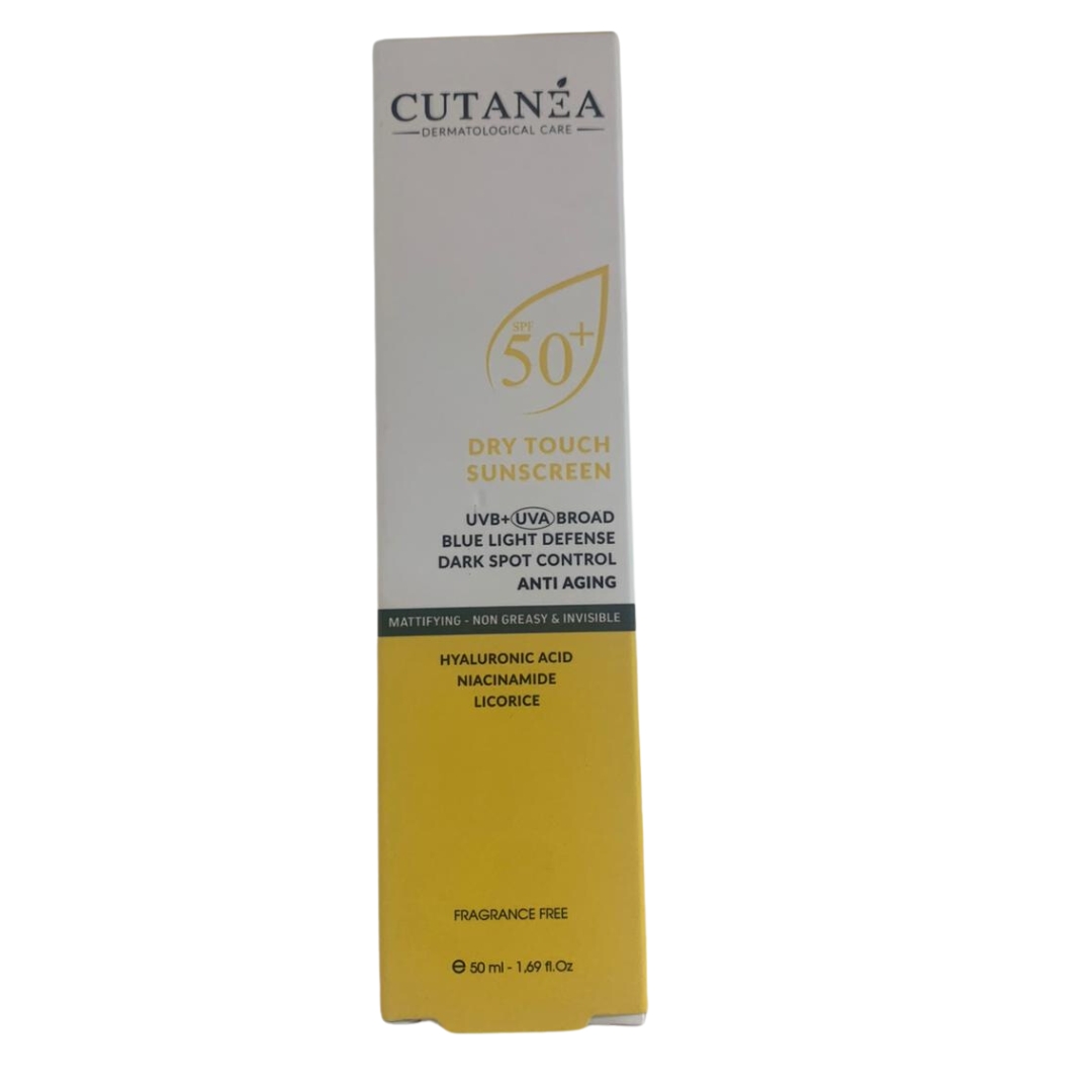 CUTANEA ECRAN SOLAIRE SPF 50+ ANTI AGE DRY TOUCH 50 ML