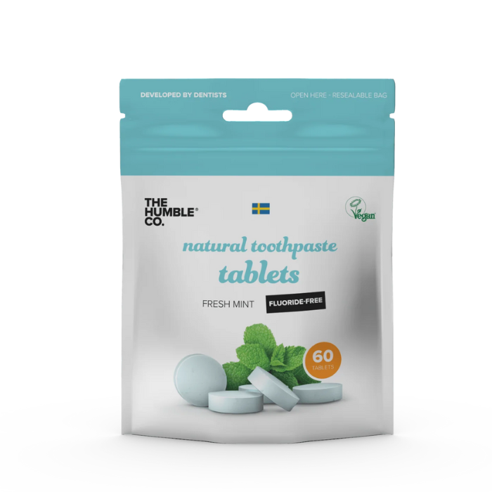 THE HUMBLE CO DENTIFRICE TABLETTES SANS FLUOR 60 UNITES