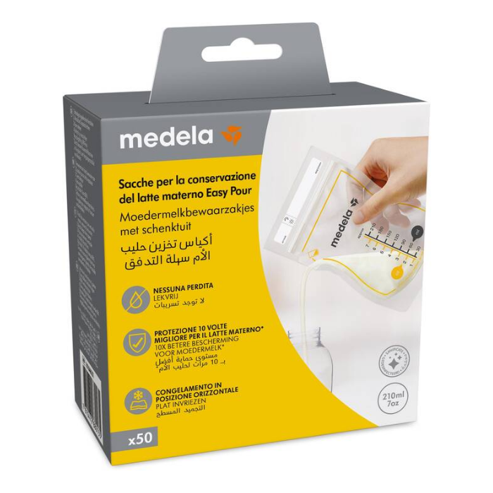 MEDELA SACHETS DE CONSERVATION POUR LAIT MATERNEL 210 ML x 50 UNITES