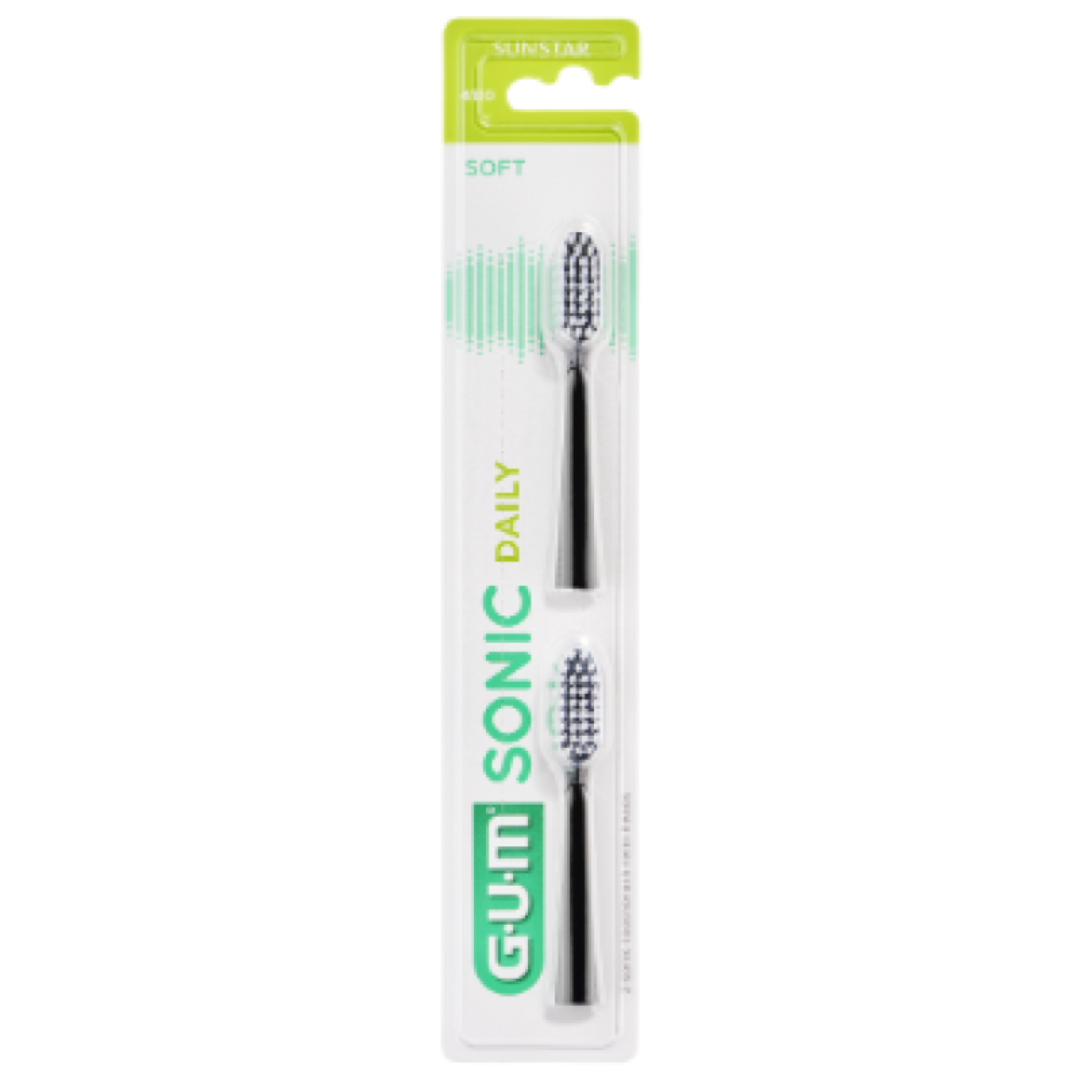 GUM SONIC DAILY SOFT 2 TETES DE RECHARGES REF 4110