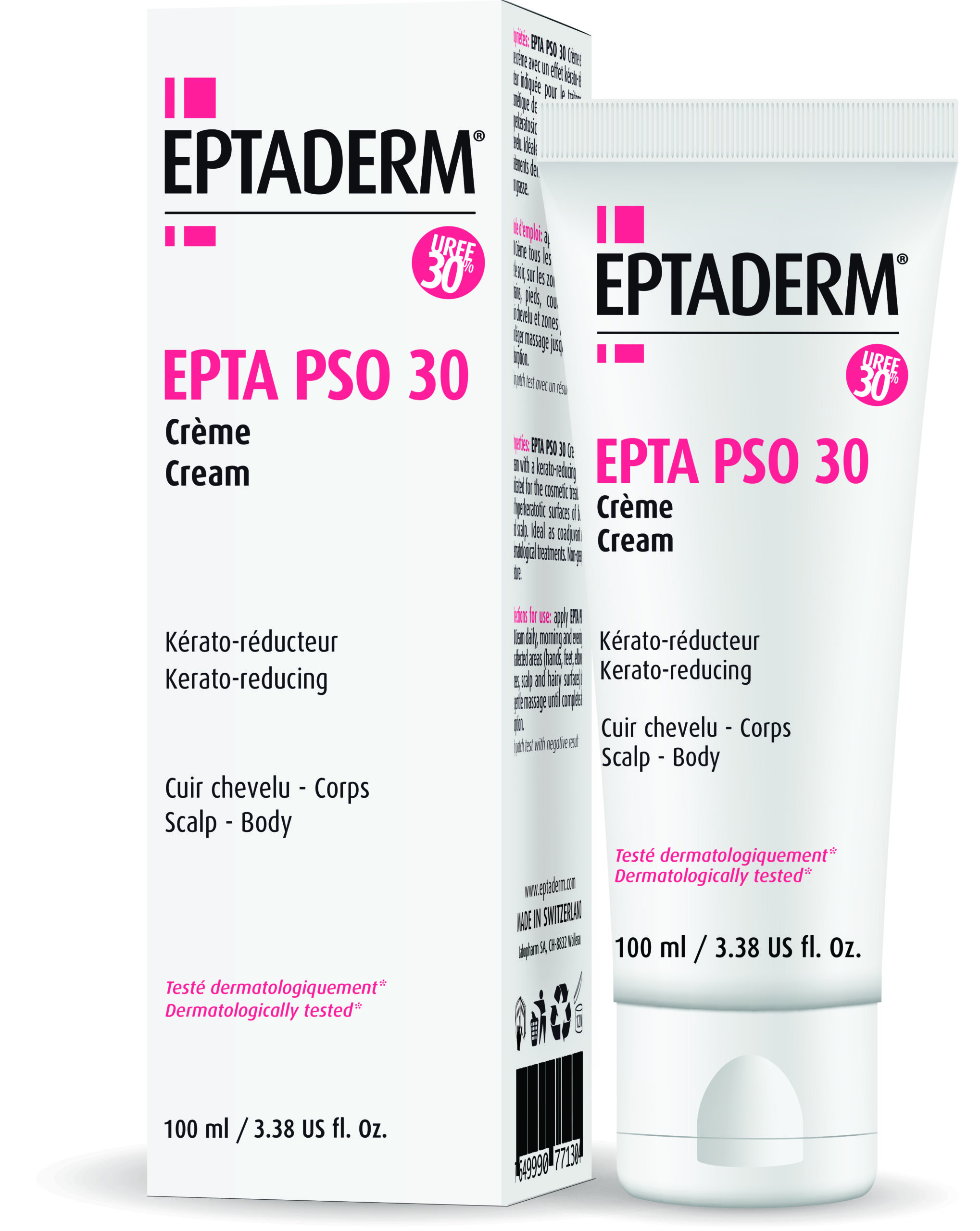EPTADERM EPTA PSO 30 CR CUIR CHEVELU 100 ML