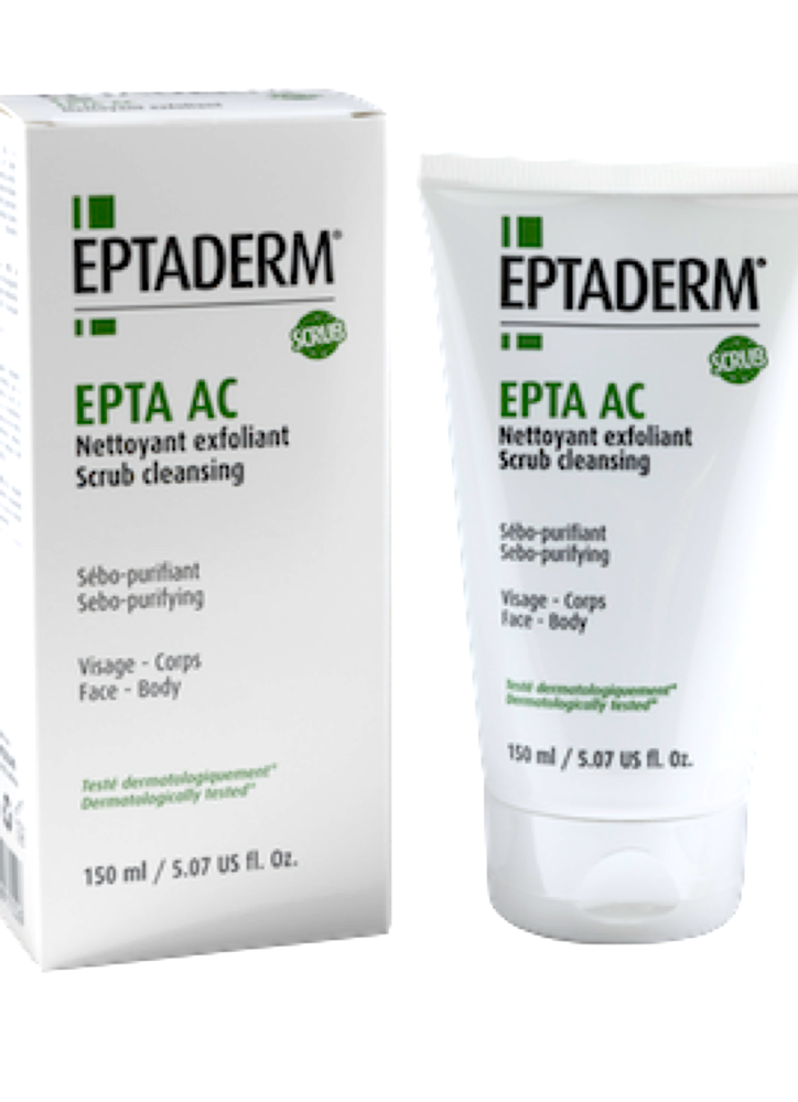 EPTADERM EPTA AC NETTOYANT EXFOLIANT SEBO PURIFIANT VISAGE ET CORPS 150ML