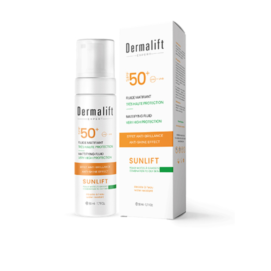 DERMALIFT SUNLIFT FLUIDE MATIFIANT SPF 50+ 50 ML