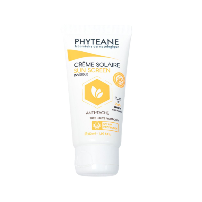 PHYTEANE CREME SOLAIRE INVISIBLE SPF 50+ ANTI TACHE 50 ML