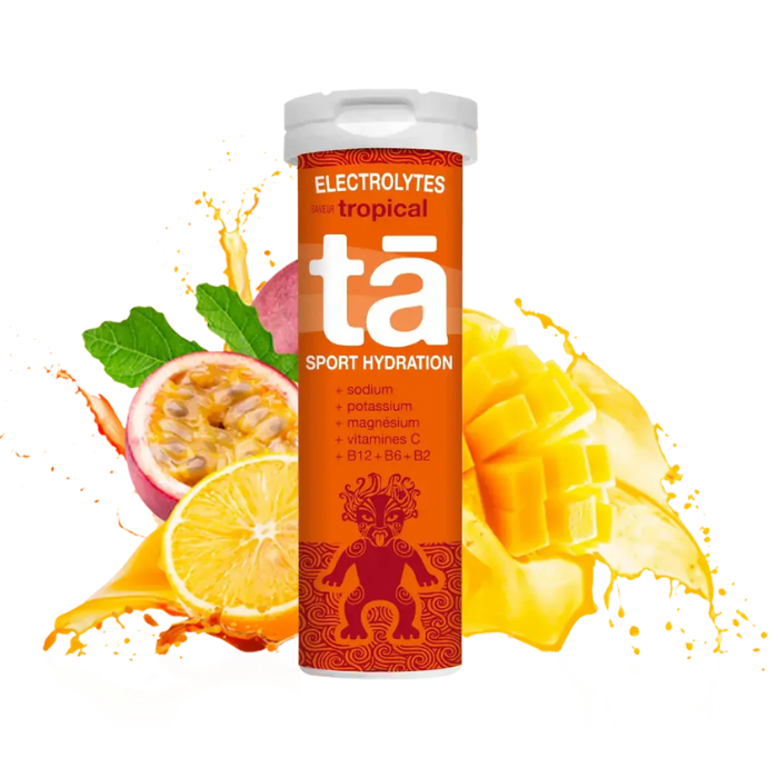 TA SPORT HYDRATATION ELECTROLYTES GOUT TROPICAL 12 COMPRIMES EFFERVESCENT