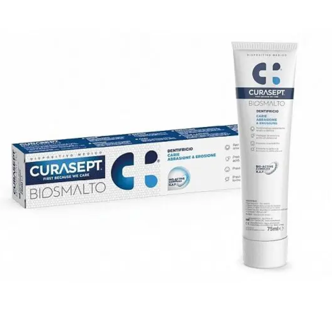 CURASEPT BIOSMALTO DENTIFRICE POUR LA PROTECTION DES CARIES 75 ML