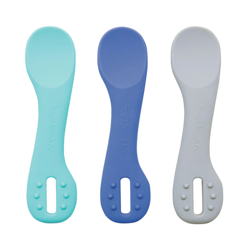 TINY TWINKLE USTENSILS D'APPRENTISSAGE POUR BEBE 6 MOIS PLUS