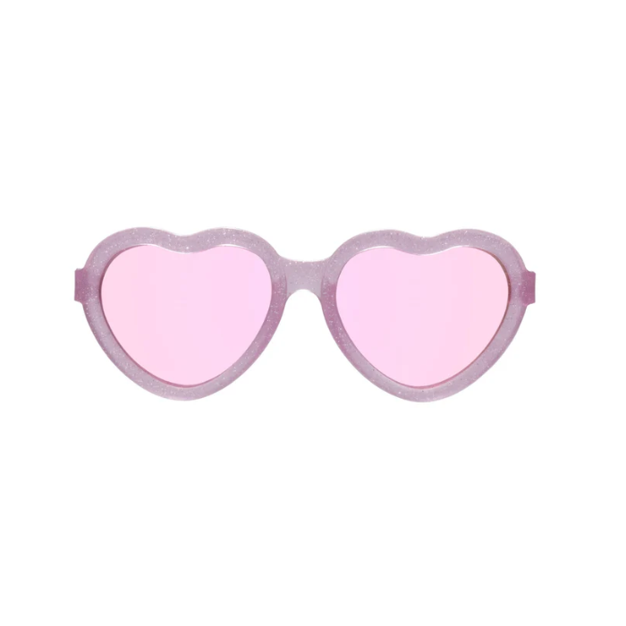 BABIATORS LUNETTE SOLAIRE ORIGINALS HEART SPARKLE SQUAD VERRES MIROIR LAVANDE AGE 6 ANS