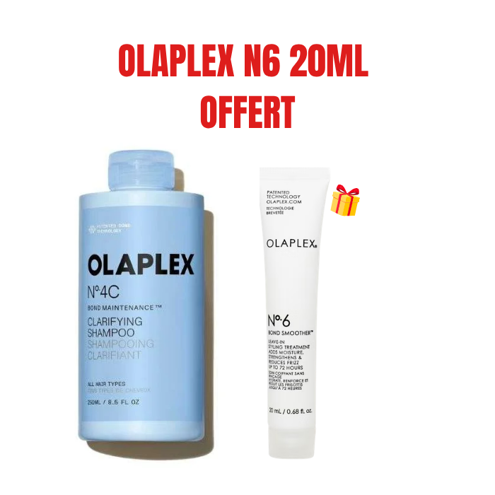 OLAPLEX OFFRE N4 C BOND MAINTENANCE SHAMPOOING CLARIFIANT 250ML + OLAPLEX N6 20ML OFFERT