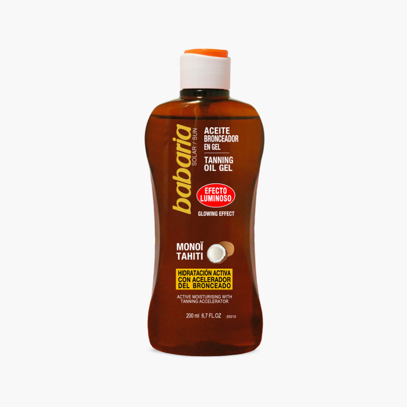 BABARIA HUILE DE BRONZAGE MONOI TAHITI 200 ML