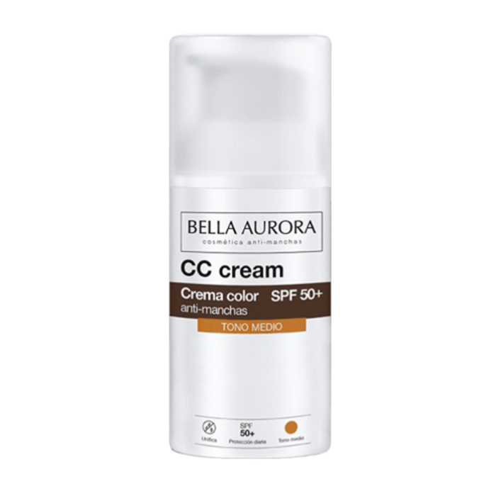 BELLA AURORA CC CREME ANTI TACHES SPF50 TEINTE MEDIUM