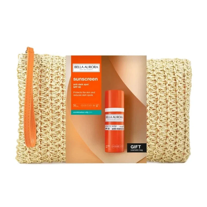 BELLA AURORA OFFRE ECRAN DEPIGM SPF50 PEAU MIXTE A GRASSE 50 ML + TROUSSE OFFERTE