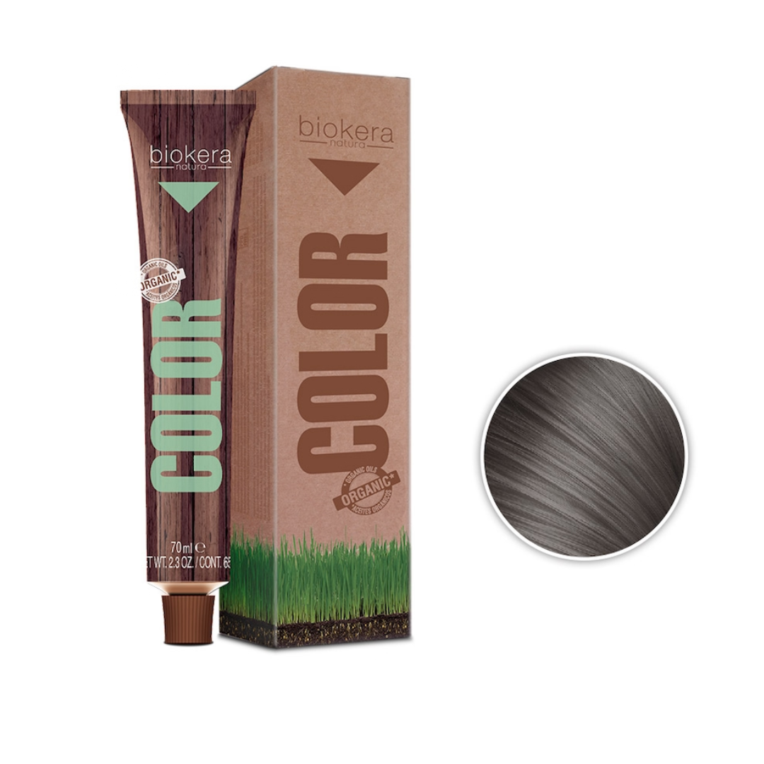 BIOKERA NATURA COLOR N 7.11 BLOND CENDRE INTENSE + CREME OXYDANT