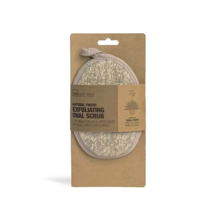 IDC INSTITUTE FIBERS EXFOLIATING OVAL SCRUB SPONGE 91025