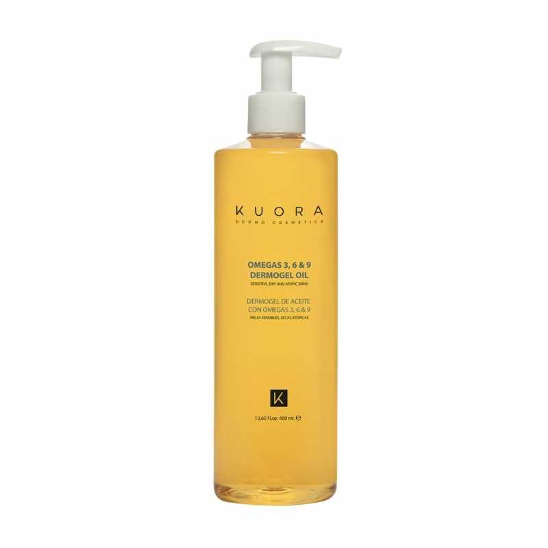 KUORA OMEGA 3 6 ET 9 HUILE DERMOGEL PEAUX SENSIBLES SECS ET ATOPIQUE 400 ML