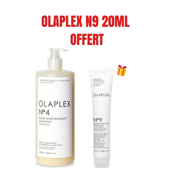 OLAPLEX OFFRE N4 BOND MAINTENANCE SHAMPOO 1000ML + OLAPLEX N9 20ML OFFERT