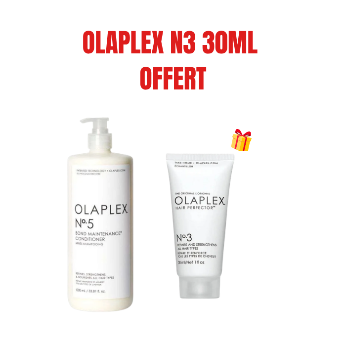 OLAPLEX OFFRE N5 BOND MAINTENANCE CONDITIONER 1000ML + OLAPLEX N3 30ML OFFERT