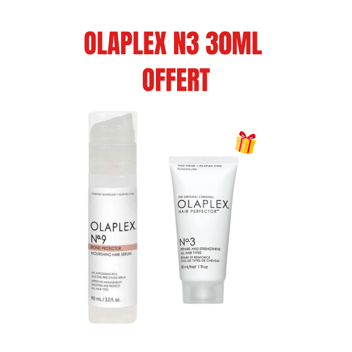 OLAPLEX OFFRE N9 BOND PROTECTOR NOURISHING HAIR SERUM 90 ML + OLAPLEN N3 30ML OFFERT