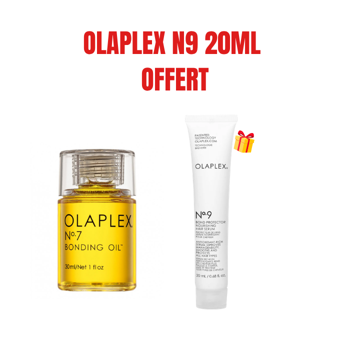 OLAPLEX OFFRE N 7 BONDING HUILE 30 ML + OLAPLEX N9 20ML OFFERT