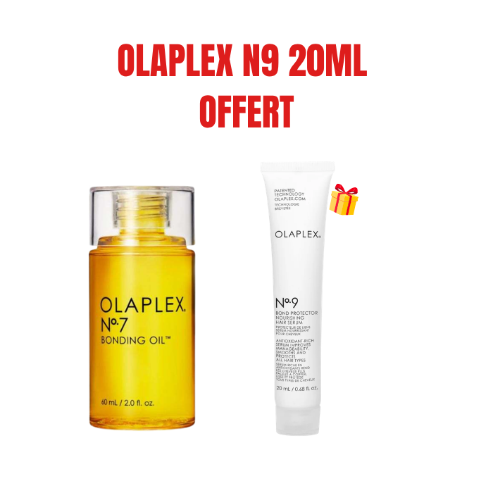 OLAPLEX OFFRE N 7 BONDING HUILE 60 ML + OLAPLEX N9 20ML OFFERT