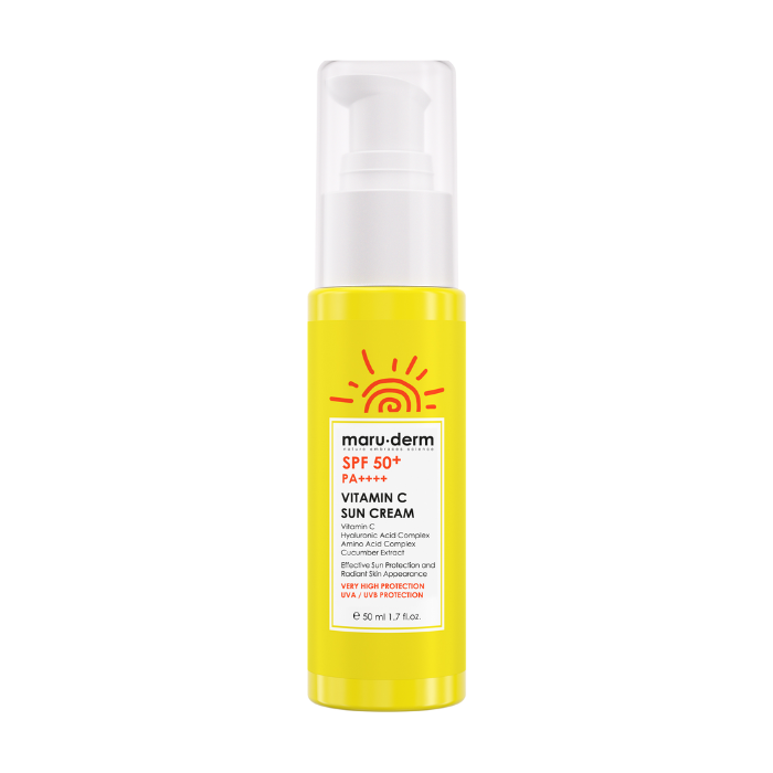 MARUDERM SPF50+ PA++++ CREME SOLAIRE VITAMINE C 50ML