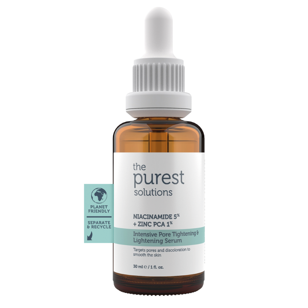 THE PUREST SOLUTIONS NIACINAMID 5% + ZINC PCA 1% SERUM INTENSIF ECLAIRCISSANT ET RESSERANT DES PORES 30 ML