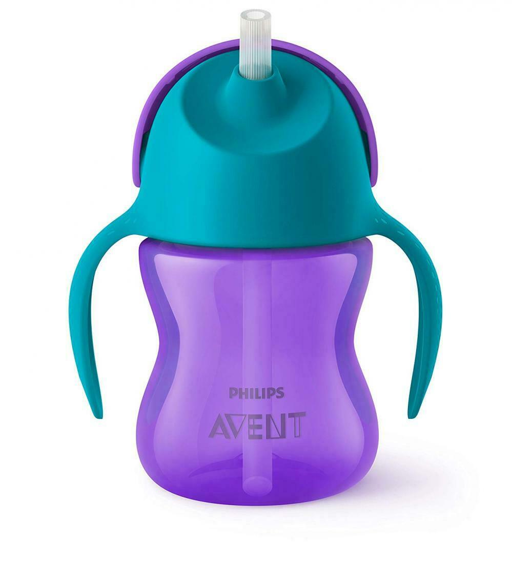 AVENT TASSES A PAILLE 200 ML / 7OZ 9M+ MAUVE