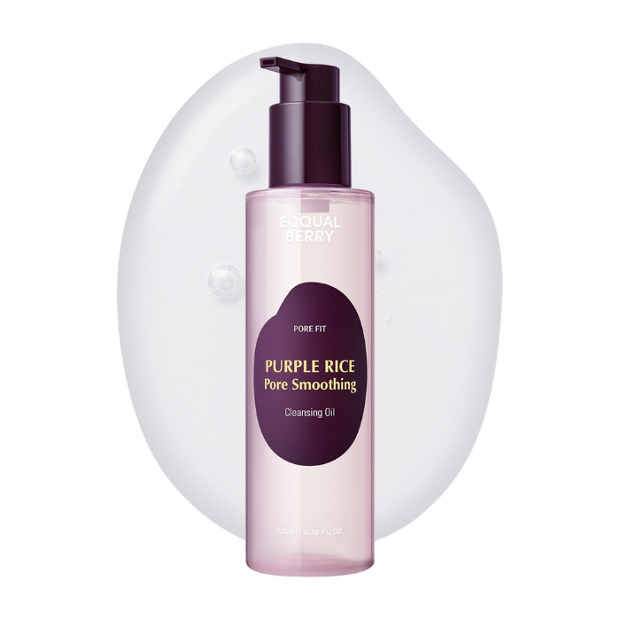 EQQUAL BERRY PURPLE RICE PORE SMOOTHING HUILE NETTOYANTE 200ML